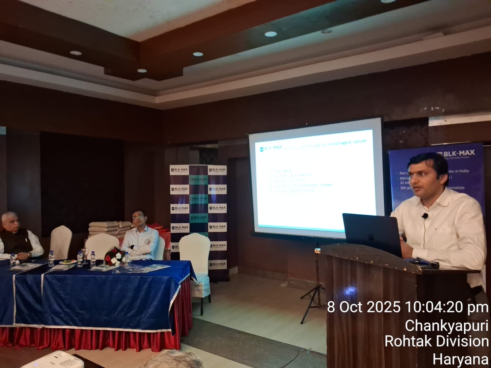Dr. Abhishek Aggarwal lecturing at IMA Rohtak CME